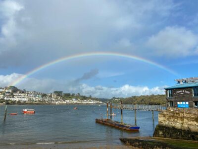 Take the ferry from Polruan to Fowey