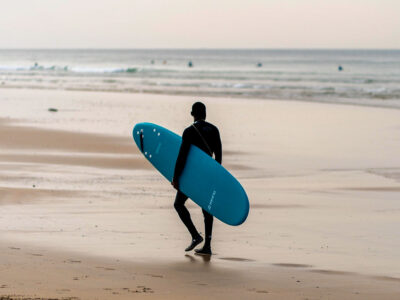 Take surf lessons on Fistral Beach, Newquay