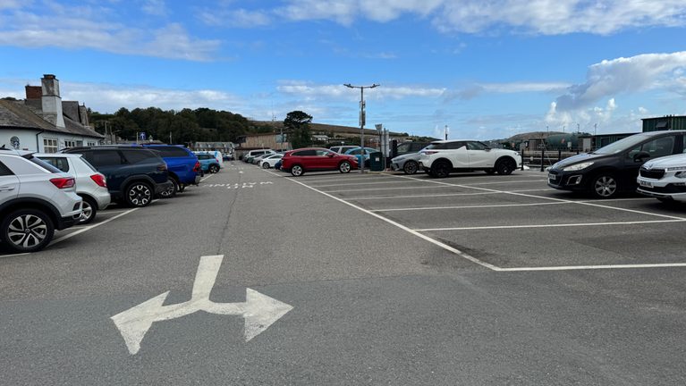 Harbour car park Padstow